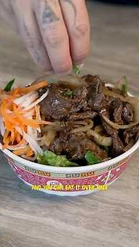 i made vietnamese lemongrass beef / thit bo xao sa at home