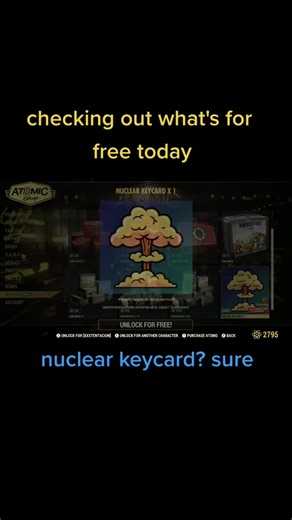 Exploring Fallout 76: Nuclear Keycard and Freebies