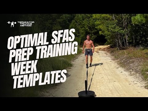 The Most Effective Training Templates To CRUSH YOUR SFAS PREP (4x1 Week Sample Templates)