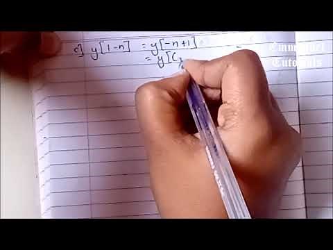 Sketch signal from equation Discrete time signal - Part 1 #EmmanuelTutorials