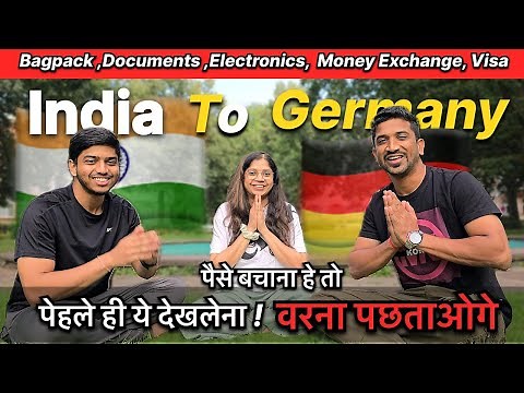 Complete Packing List For Germany🇩🇪 | Things not to bring | TIPS / Suggestions | Must Watch