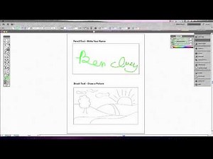 Illustrator Exercise - Pencil and Brush Tool