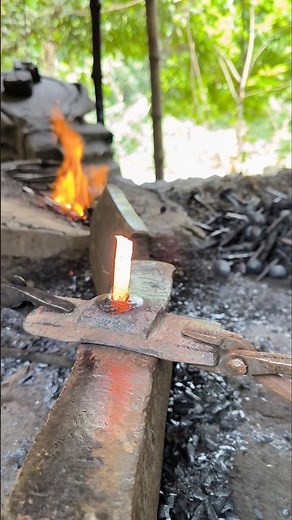 How to Make a Blacksmith Anvil from Scrap Metal #foryou #metalwork