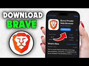 How to download brave browser in phone - New Update