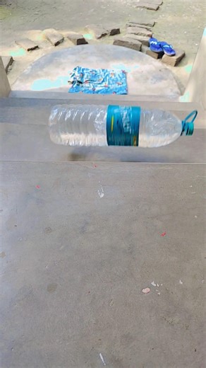 Red VS Blue Breaking glass bottle ACrushing 🥰😱😭