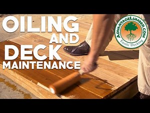 Oiling and Maintaining Your Deck