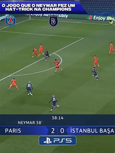 Hat-trick de Neymar em jogo da Champions League!