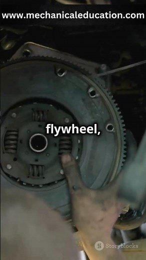 How a Flywheel Affects Clutch Engagement and Disengagement #Flywheel #Clutch #Disengagement