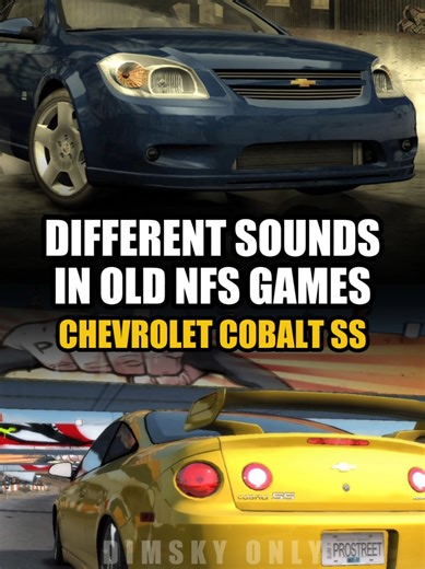 Chevrolet Cobalt SS Engine Sounds in Need for Speed Games