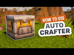 How to Use The Crafter, Auto-Crafting in Minceaft Tutorial