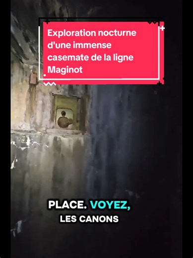 🏰😳 C'es toujours impressionnant de voir les canons encore en place dans ce genre de grosse casemate d'artillerie de la ligne Maginot ! 🛡️ Nous sommes ici devant l'un des plus puissants blocs d'artillerie de la ligne Maginot, les casemates d'artillerie pour 3 canons de 75mm ! D'une portée de presque 12km, chacun de ces canons pouvait tirer 30 coups par minute, ce qui représente pour le bloc 90 coups en 60 secondes ! 😳 👀 Vous observerez que les canons paraissent tout petits : en effet il s'ag