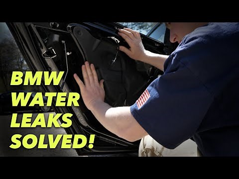 How to Fix BMW Water Leaks // THE ONLY THING KEEPING WATER OUT OF YOUR BMW!