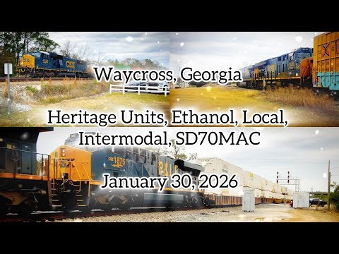 Winter Break Railfanning in Waycross, Georgia￼Jan 30, 2026 
