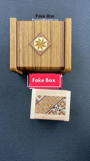 Do you know how to open these boxes? #puzzle #puzzletok #puzzlebox #fake