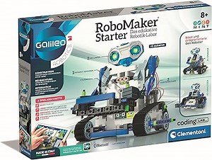 Galileo Robotics – Coding Lab RoboMaker Starter, edukatives Robotik-Labor, elektronisches Lernspiel zum Programmieren, Spielzeug für Kinder ab 8 Jahren von Clementoni 59122