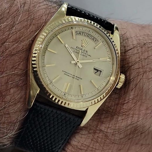 Rolex Day Date 1803 18k Solid Gold Mens President Automatic 1970s Vintage RA543