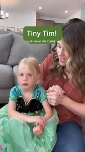 “Tiny Tim” the Turtle song! 🐢 Such a fun song to sing with your kiddos at home, or at preschool. The actions are so cute, and easy to learn! Lyrics: I had a little turtle His name was tiny Tim I put him in the bathtub To see if he could swim He drank up all other water He ate up all the soap And now he’s home sick in bed With bubbles in his throat! Bubble bubble bubble Bubble bubble pop! Bubble bubble bubble Bubble bubble pop! #childrenssongs #preschool #preschoolsongs #musicathome #musicforlit