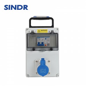 [Hot Item] New Style 32A Single Phase Small Power Safe Courtyard Outdoor Portable Temporary Power Distribution Box