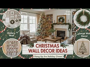 101+ DIY Christmas Wall Decor Ideas 2025 | Indoor Holiday Decorations & Wall Art
