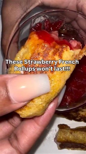 FoodieBawse on Instagram: "These strawberry French toast roll-ups are sweet, soft, and golden in every bite. Filled with strawberries and cinnamon, they’re quick to make and even quicker to disappear. Perfect for: • Easy breakfasts • Brunch at home • When you want something sweet without the fuss 📌 Save this — breakfast just got better 👀 Follow @FoodieBawse for recipes worth repeating Strawberry French Toast Roll-Ups Recipe by @ericaontheeats #breakfastrecipes #EasyBreakfast #SweetBreakfast #H