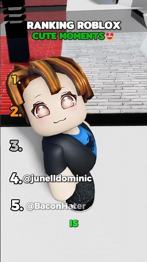 Ranking Roblox Cute Moments🤩 #roblox #ranking #shorts