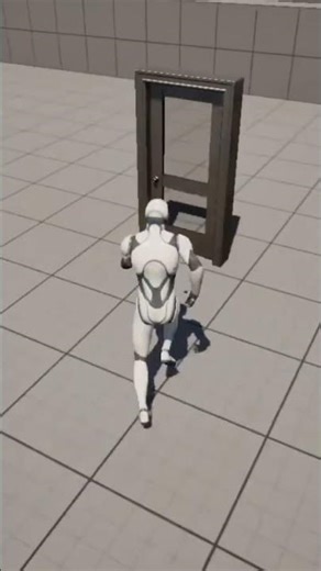 Interactive door system in unreal (WIP)#unrealengine #ue5 #gamedev