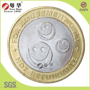 [Hot Item] Game Machine Anitque Gold Bi-Metal Token