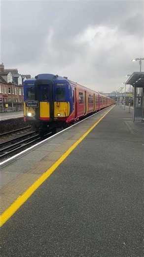 South Western Railway Class 455 Farewell Rail Tour Passing St Margarets Station With A One Tone 📢🔊🇬🇧