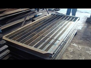 precast pre-stressed concrete post making