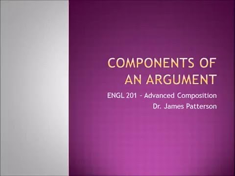 Components of an Argument