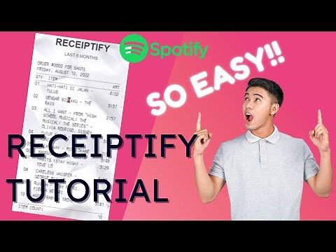 Receiptify Spotify Tutorial