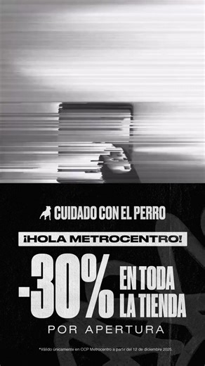 ¡Marca tu estilo en Metrocentro con 30% de descuento!
