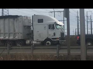RARE!!! AMAZING SOUNDING International 9800 Cabover Driving By On Bethlehem Road! Amaia Transport