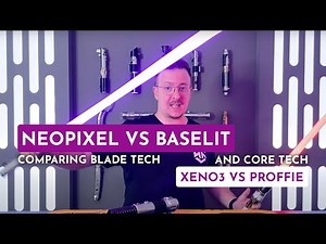 Comparing Xeno3 and Proffie / Baselit and Neopixel lightsabers