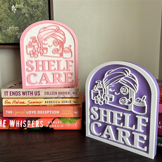 Customized Shelf Care Library Sign, Custom Bookshelf Sign for Book Nook, Bookish Decor, Book Lover Gift, Readers Gift - Etsy