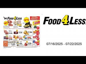 Food 4 Less Weekly Ad - 07/16/2025 - 07/22/2025