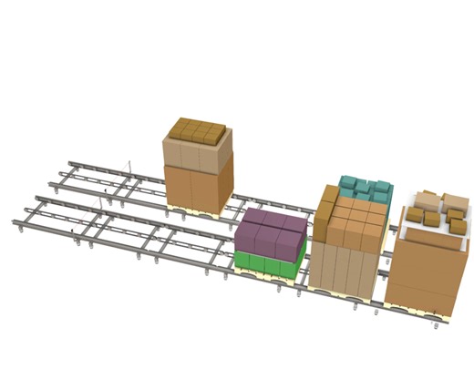Automatic Roller Chain Conveyor Lines with Safety Fence