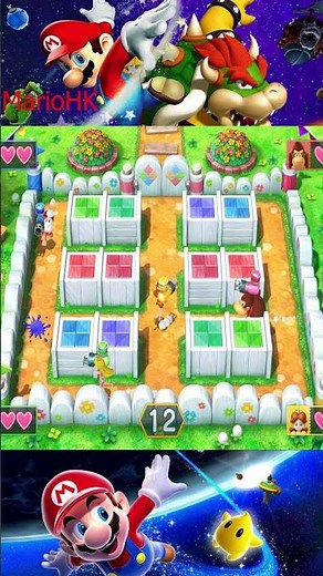 【マリオパーティ10】ペイントボールバトル * マリオ vs ドンキーコング vs ピーチ vs デイジー (COM最強 たつじん)#mario #marioparty10minigames