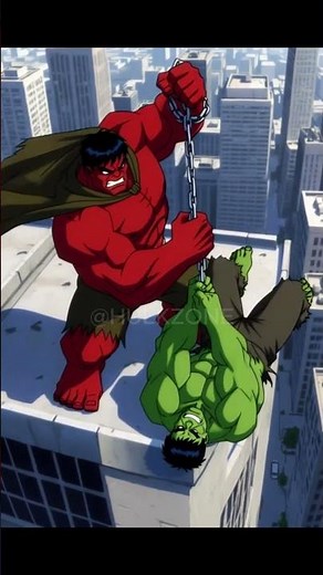 Red Hulk ar green ki fight