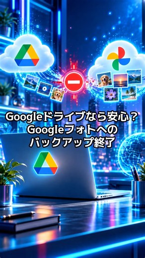 【PC雑学】Googleドライブなら安心？Googleフォトへのバックアップ終了 #IT解説 #Googleフォト #Googleドライブ