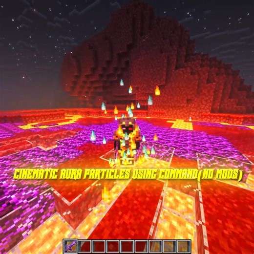 Minecraft Cinematic Aura Particles Using commands! (No Mods)