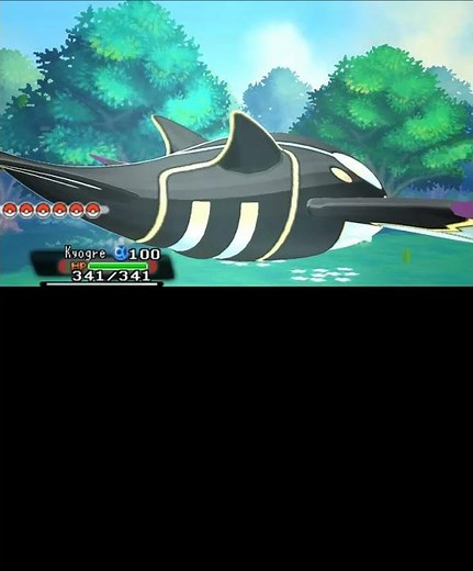 Primal Kyogre Showcase: Pokémon Omega Ruby #shorts #pokemon #primal #kyogre