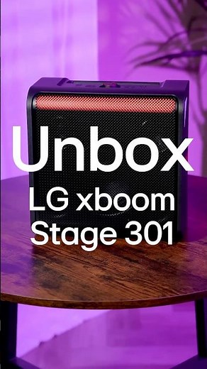 LG Audio | Official Unboxing Speaker Xboom Stage 301