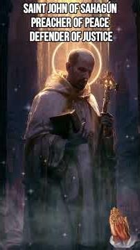 Saint John of Sahagún ✨🕊️⚖️ | Preacher of Peace and Defender of Justice 💛