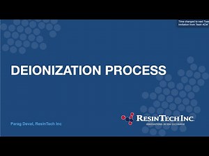 The Basics of Deionization