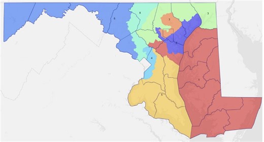 Moore’s redistricting commission recommends ‘congressional map concept’ - WTOP News
