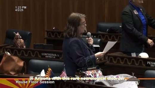 “Alexandra may not use words, but she hears everything. This is about human dignity. Arizonans are watching what we do here. It’s time to lead.” — Whip Travers introduces parent caregiver Nicole Anderson, whose daughter Alexandra has rare Pitt Hopkins Syndrome. 28 days until DDD funding runs out without legislative action. | Arizona House Democrats