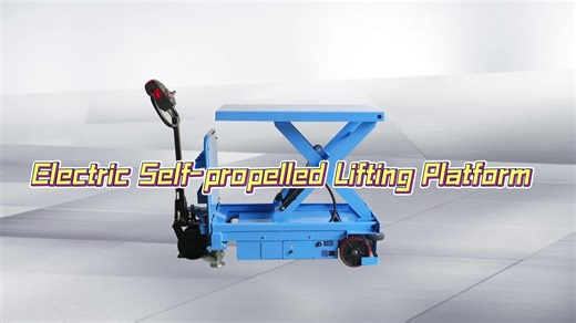 Self- propelled lifting platform ##lifttable##materialhandling##scssorlifting