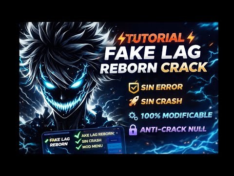 ⚡ TUTORIAL ⚡ FAKE LAG REBORN SIN CRASH Y EDITABLE V.4.9 | Dexter Modz Sk 