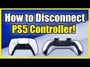 How to DISCCONNECT PS5 Controller From PlayStation 5 (Unpair Controller Fast!)